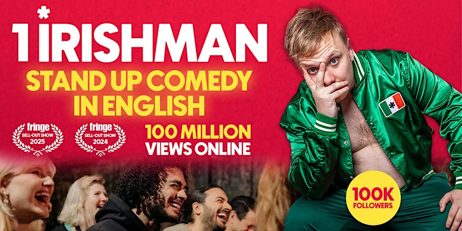 1 Irishman in Paphos | A stand-up comedy show in English | 8PM