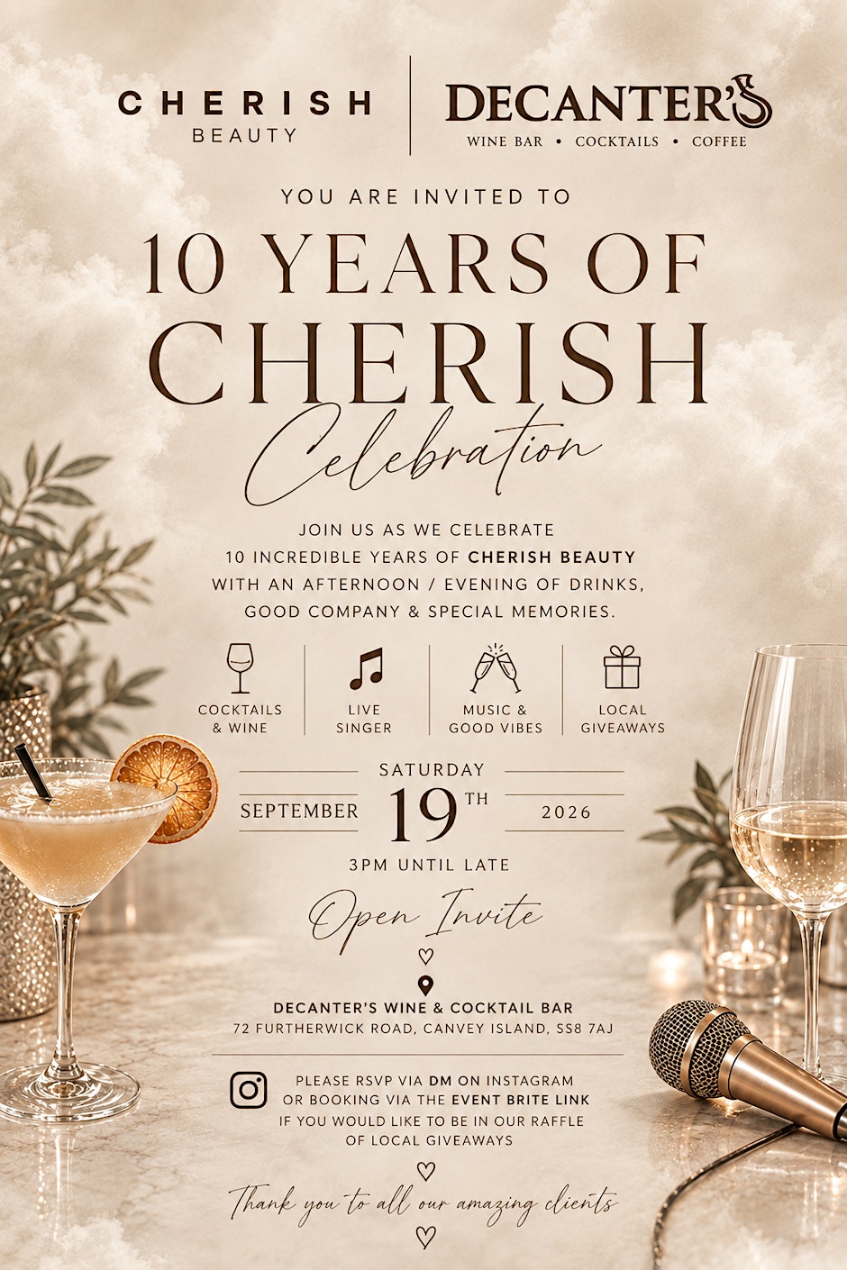 Cherish's birthday raffle