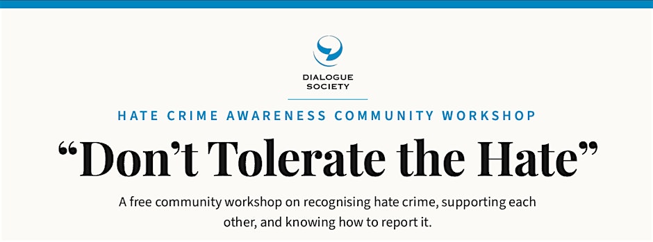 Hate Crime Awareness Community Workshop