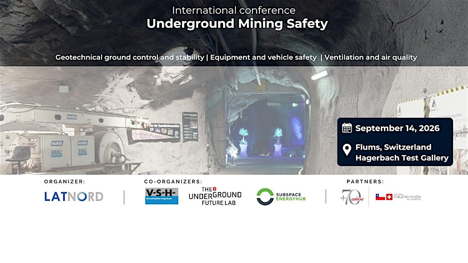 Underground Mining Safety - Switzerland 2026