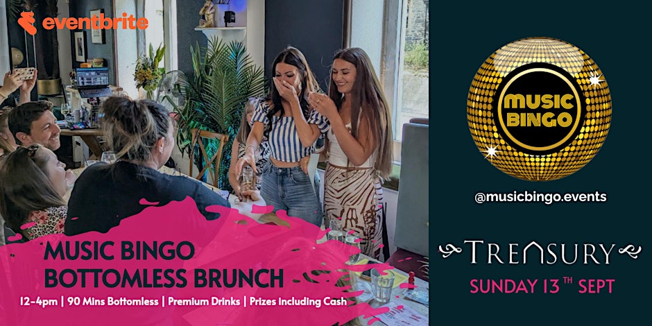 Music Bingo Bottomless brunch