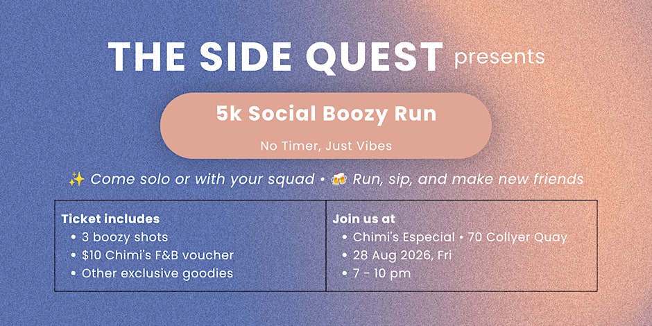 The Side Quest ⋅ 5K Social Boozy Run