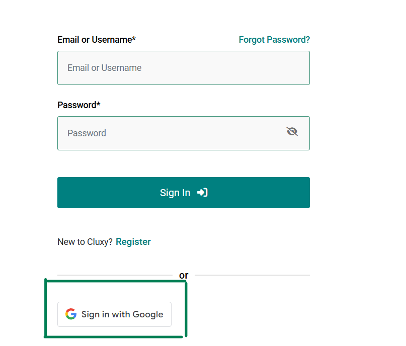 How To Register with Google one-click?